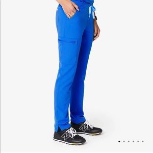 FIGS Yola Skinny Scrub Pants - Medium - Royal Blue
